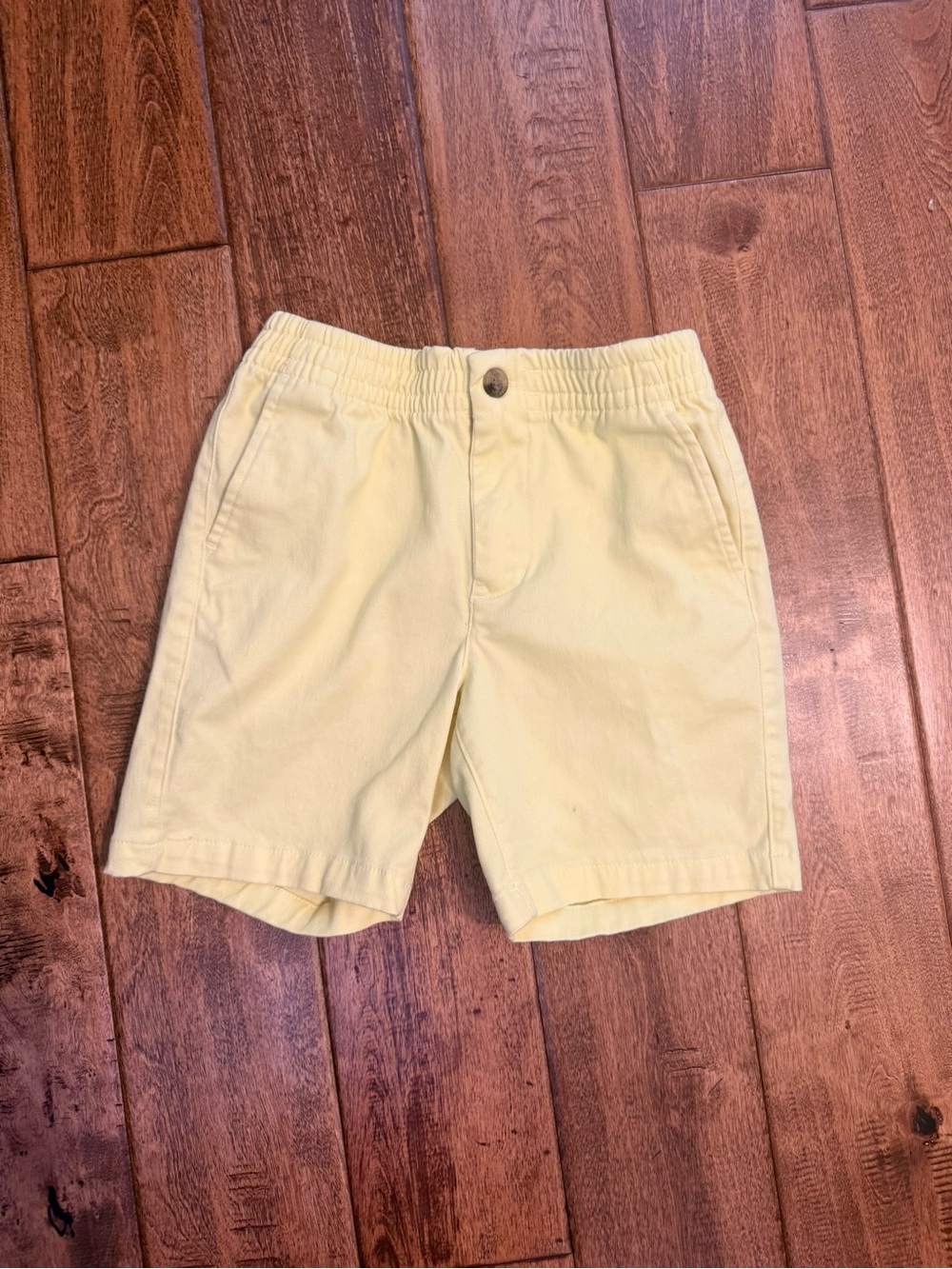 Janie & Jack boys Yellow Cotton Shorts